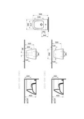 Floor-standing bidet FiloMuro VitrA Integra Square
